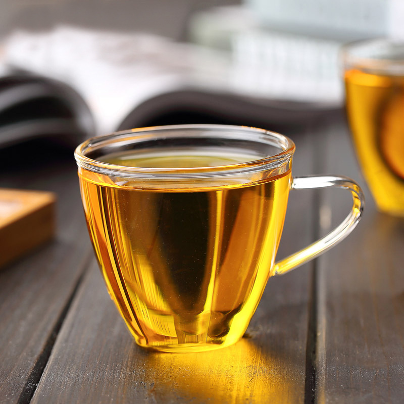150ML帶把小茶杯耐熱玻璃杯子透明玻璃功夫品茗杯茶杯 玻璃茶具批發・進口・工廠・代買・代購