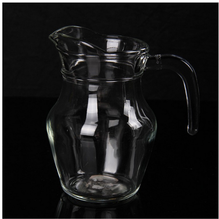 玻璃冷水壺廠傢 0.5L（8*15.7CM）豎條紋塑料PP蓋玻璃冷水壺批發・進口・工廠・代買・代購