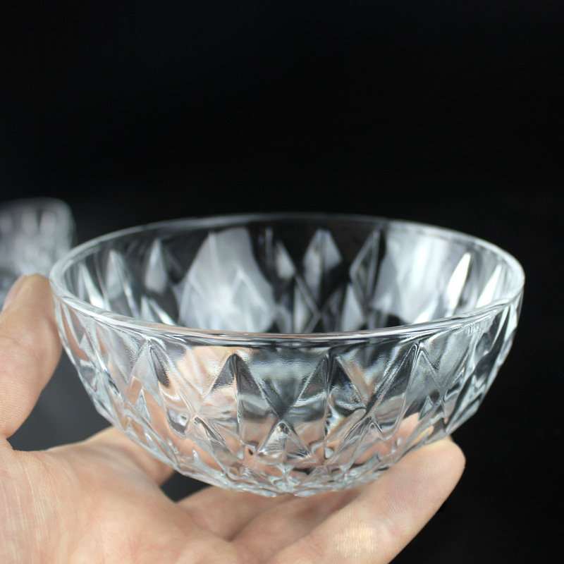 廠傢批發玻璃碗 水果碗 鉆石玻璃碗 玻璃水果碗 時尚水果碗工廠,批發,進口,代購