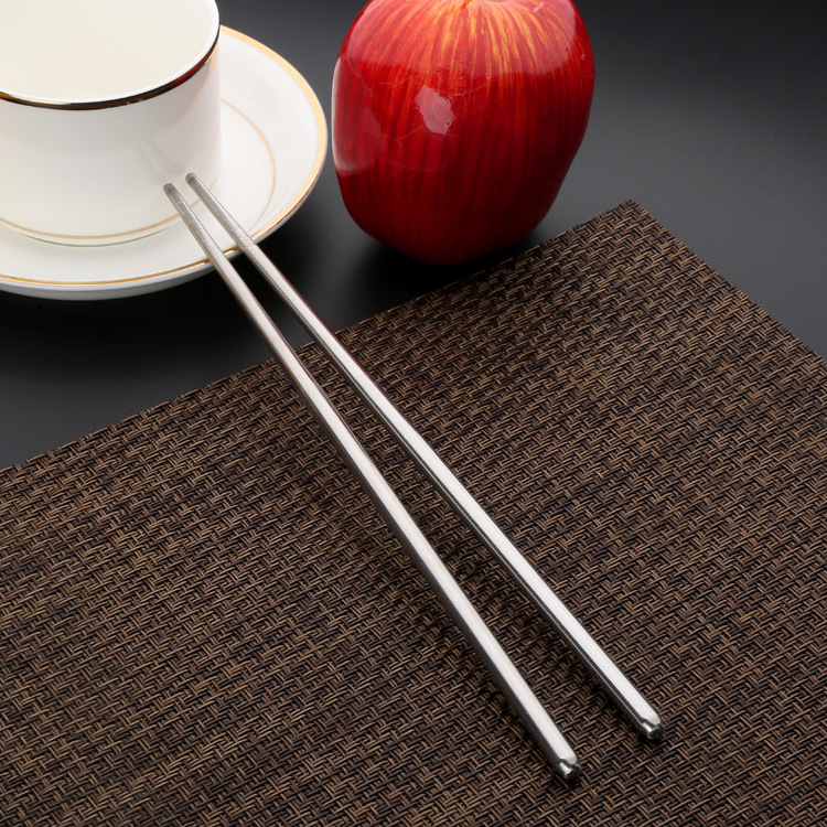 廠傢直銷 優質不銹鋼筷子五雙套裝 圓潤線條手感舒適 廚房用品批發・進口・工廠・代買・代購