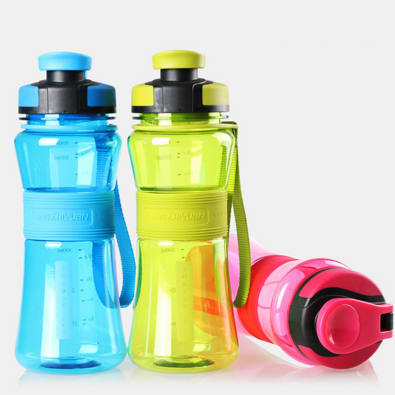 環保健康運動水壺 戶外炫彩塑料太空杯健身廣告禮品杯定製LOGO工廠,批發,進口,代購