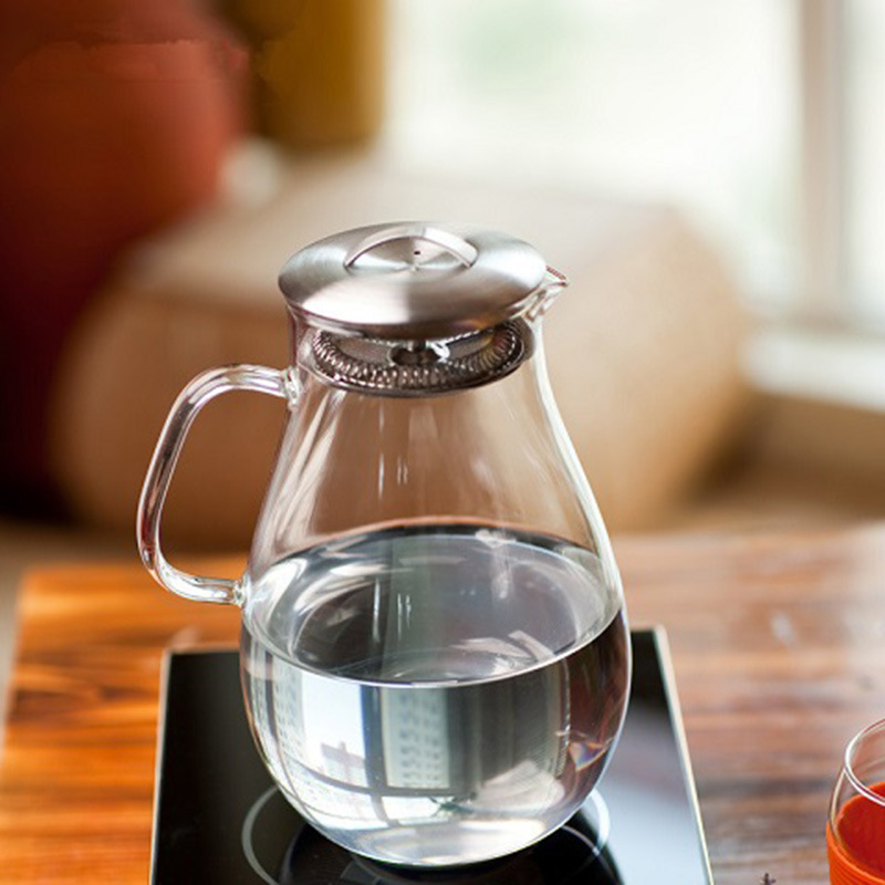 手工耐熱玻璃冷水壺 大容量水滴壺涼水壺 咖啡壺 廠傢直銷工廠,批發,進口,代購