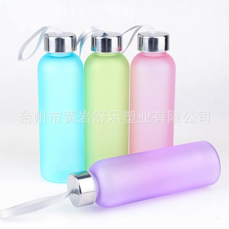 2015新款550ml tritan運動水杯提手繩透明旅行太空杯批發・進口・工廠・代買・代購