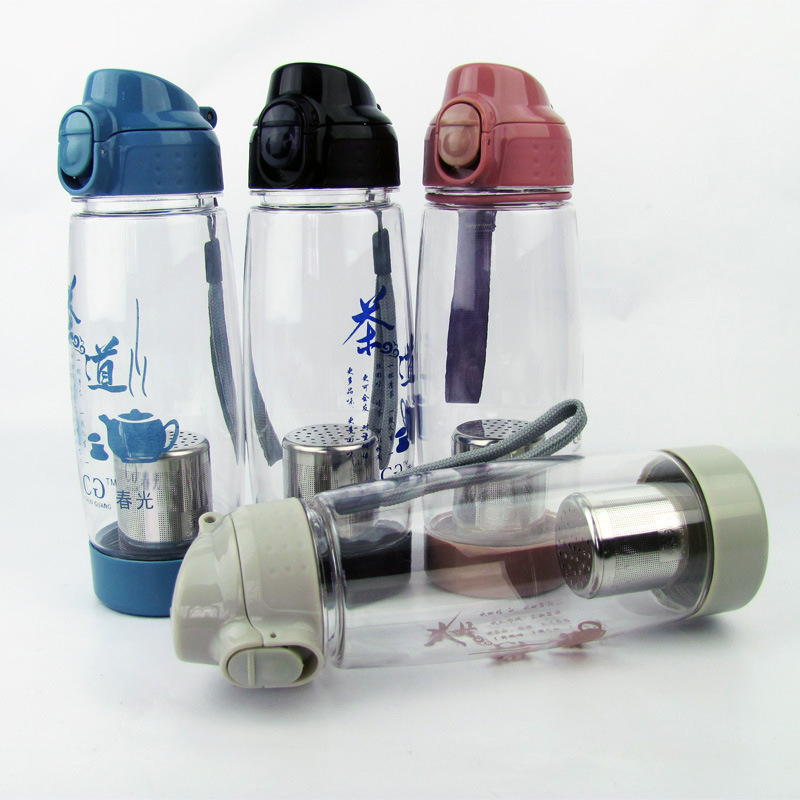 塑料水瓶 泡茶師系列太空杯廠傢直銷 特價透明禮品茶水杯LOGO定製工廠,批發,進口,代購