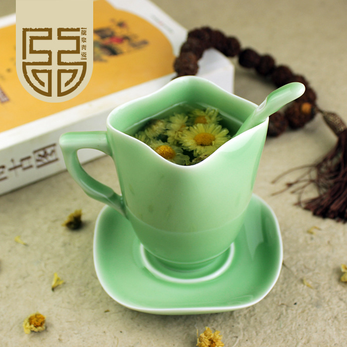 茶杯套裝帶杯墊 創意陶瓷馬克杯花茶杯女用 辦公泡茶情侶水杯批發批發・進口・工廠・代買・代購