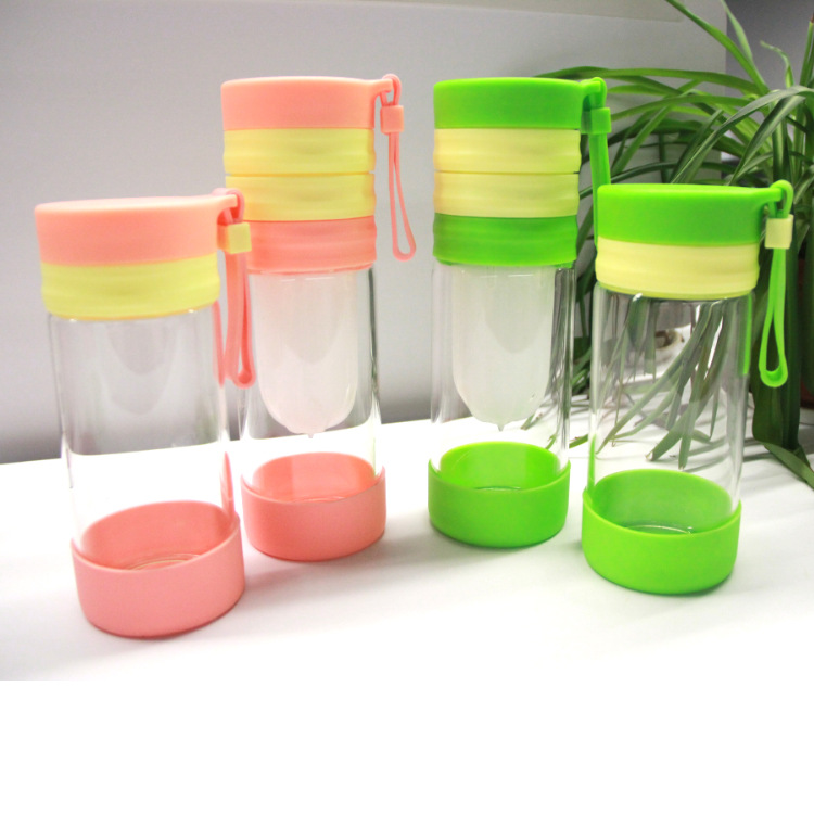 新款時尚玻璃杯 環保無味內置濾網泡茶杯 廠傢直銷 可定製LOGO工廠,批發,進口,代購