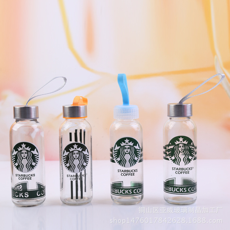 批發300ml星巴克水杯 隨手杯廣告促銷禮品杯子 卡通瓶可定製logo工廠,批發,進口,代購