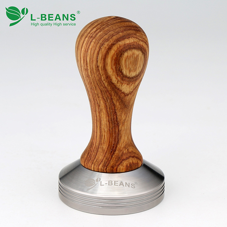 L-BEANS 花梨木帶刻度壓粉錘 不銹鋼咖啡壓粉器58mm 帶刻度批發・進口・工廠・代買・代購