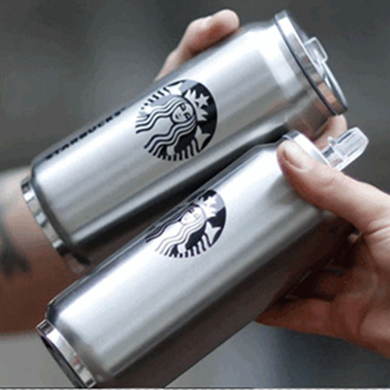 星巴克易拉罐保溫杯咖啡杯不銹鋼創意可樂罐學生水杯子可印刷logo批發・進口・工廠・代買・代購