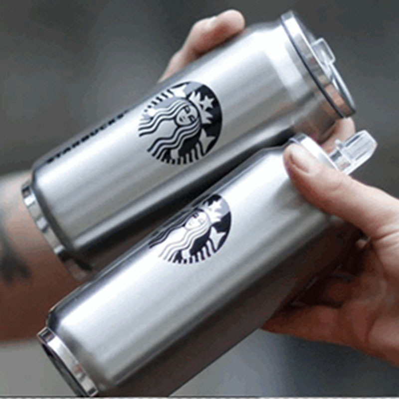 星巴克易拉罐保溫杯咖啡杯不銹鋼創意可樂罐學生水杯子可印刷logo工廠,批發,進口,代購