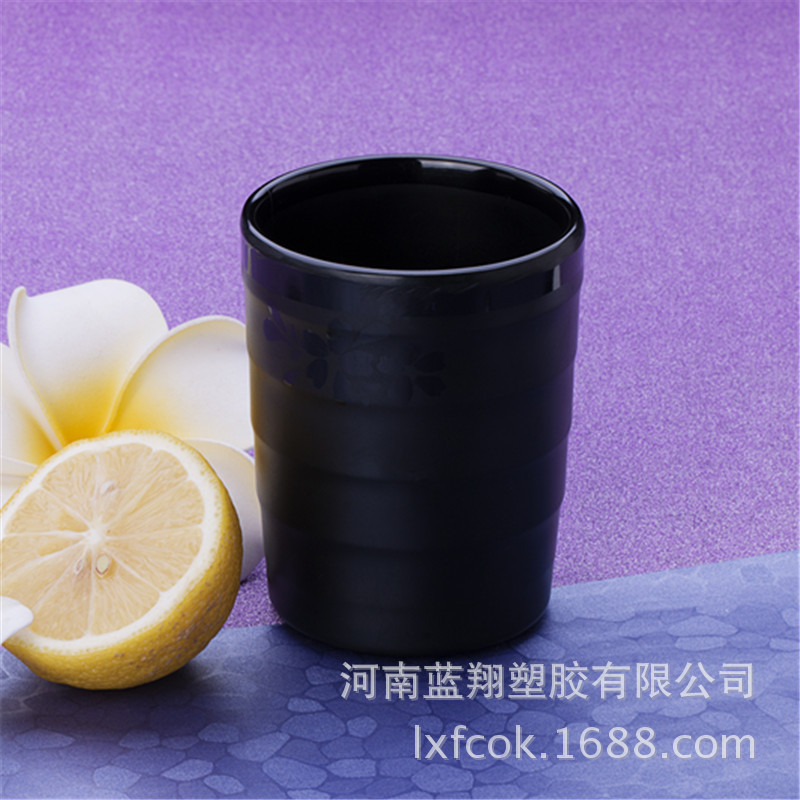 美耐皿餐具批發 仿瓷磨砂櫻花水杯 日用百貨密胺水杯廠傢直銷工廠,批發,進口,代購