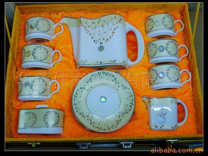 供應景德鎮日用陶瓷15頭咖啡具1件起批批發・進口・工廠・代買・代購