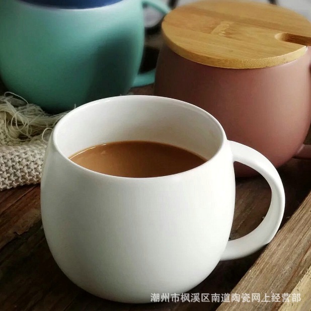 日本一日系列同款純色啞光陶瓷骨瓷馬克杯咖啡奶茶杯茶水杯子工廠,批發,進口,代購
