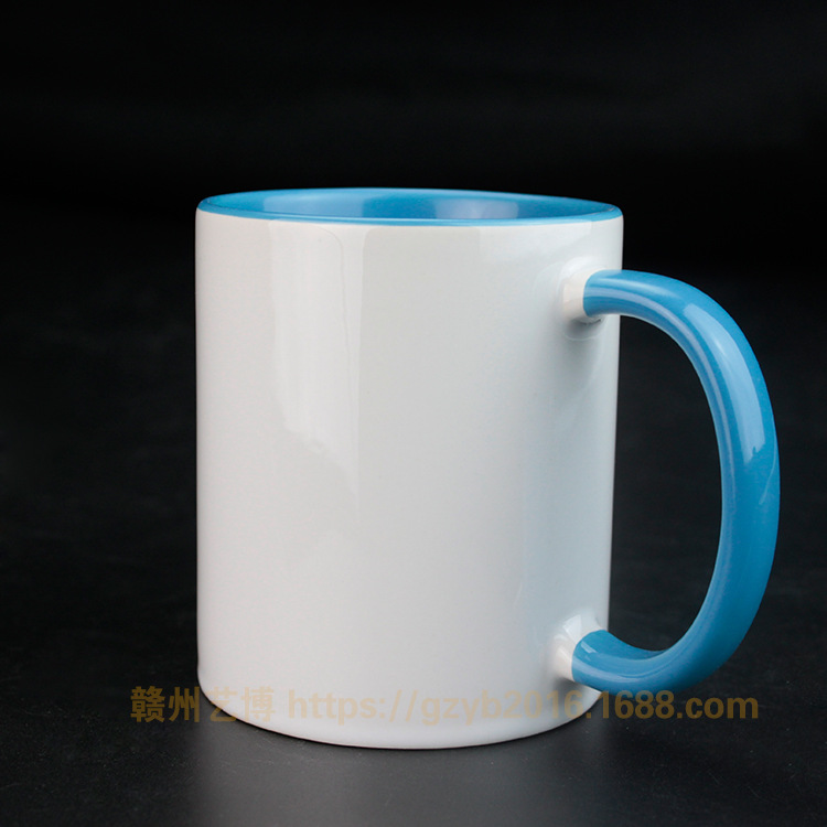藝博 熱轉印陶瓷杯 塗層杯 11oz雙彩杯（出口品質）工廠,批發,進口,代購