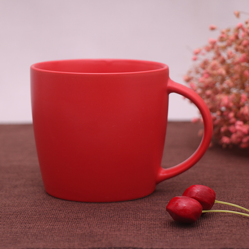 星巴克大容量馬克杯辦公室禮品紅色陶瓷咖啡杯水杯廠傢批發 可定工廠,批發,進口,代購