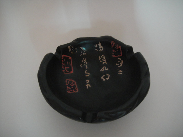 日式陶瓷餐具 三腳煙灰缸 日本料理餐具 煙碟 日式和風 色釉餐具批發・進口・工廠・代買・代購