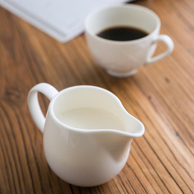 日本進口純色陶瓷奶壺奶杯西式奶盅批發・進口・工廠・代買・代購