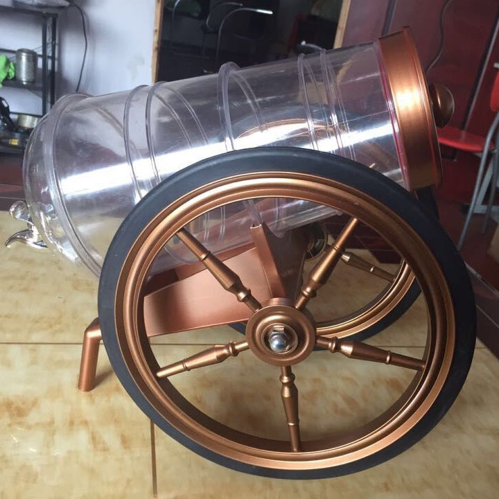精致車輪飲料桶 豪華單頭果汁桶奶茶桶自助果汁飲料機飲料新款工廠,批發,進口,代購