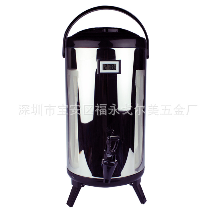 廠傢直供特厚雙層不銹鋼奶茶桶咖啡保溫桶保冷熱桶果汁桶豆漿桶批發・進口・工廠・代買・代購