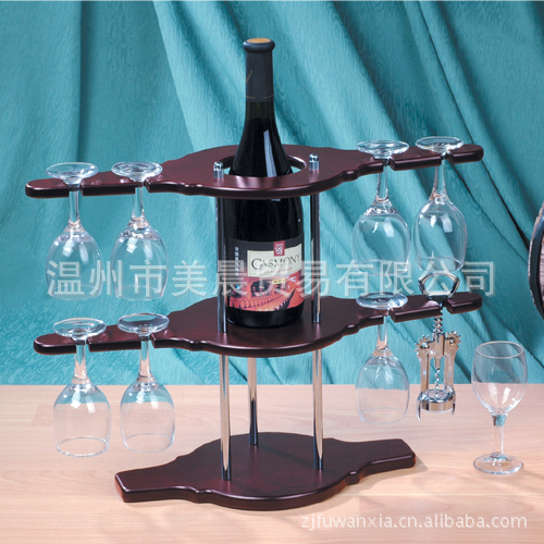 時尚傢居裝飾品 木質 紅酒架 酒杯架 酒架 09191批發・進口・工廠・代買・代購