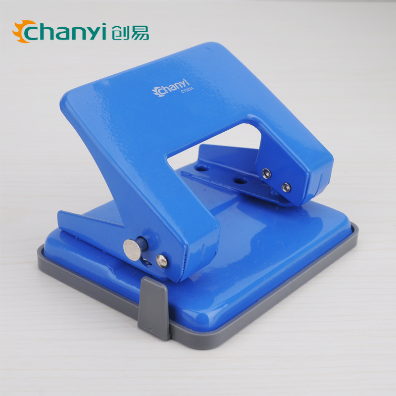 創易紙張打孔器打洞器活頁文件裝訂雙孔打孔器辦公文具打孔機2224工廠,批發,進口,代購