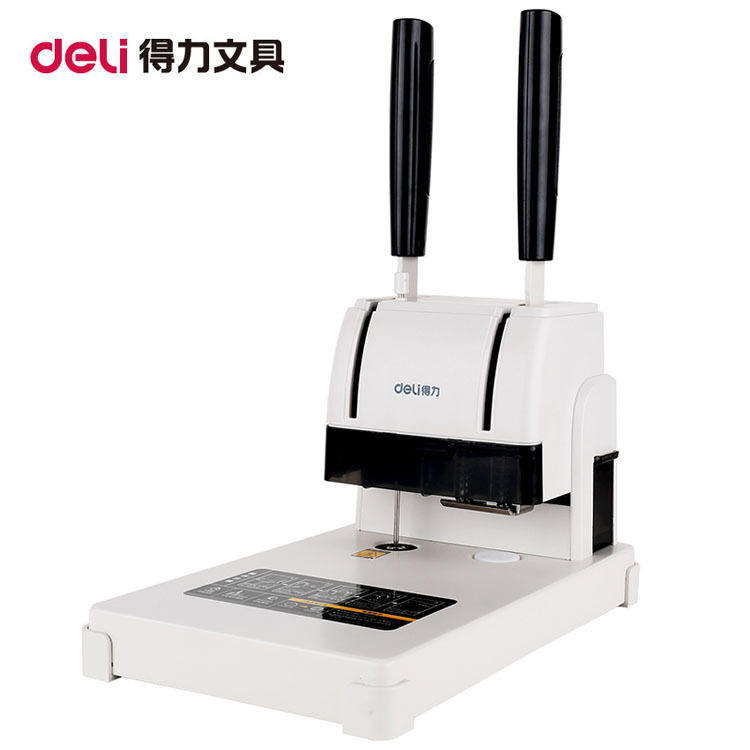 得力打孔機3888裝訂機財務憑證裝訂機打孔可打30mm厚工廠,批發,進口,代購