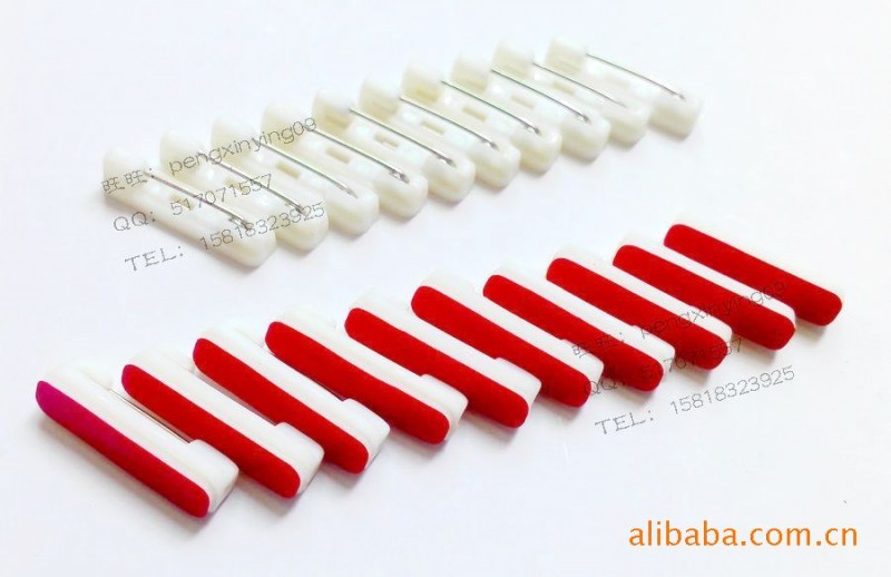 廠傢直銷  ABS海綿膠別針 胸卡別針 塑膠回型針批發・進口・工廠・代買・代購