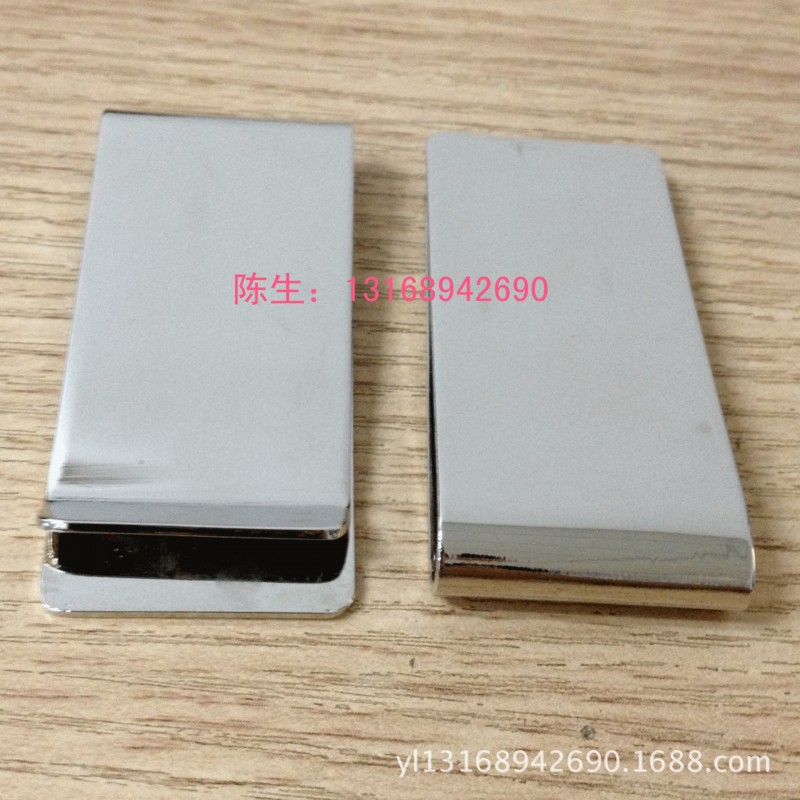 廠傢直銷豎款五金卡夾金屬鈔票夾 不銹鋼錢夾黃銅錢夾工廠,批發,進口,代購