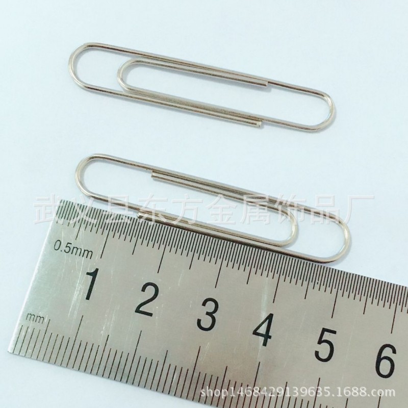 廠傢直銷 貼牌定製生產50MM金屬回形針 辦公類工廠,批發,進口,代購
