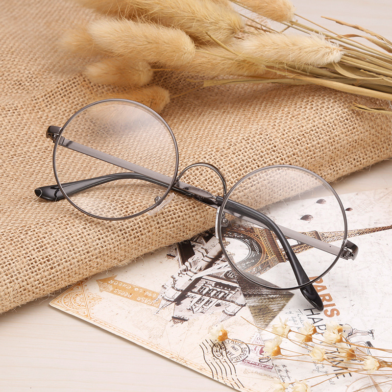 2016新款韓版復古眼鏡框 圓形全框金屬眼鏡架 男女士平光鏡框批發工廠,批發,進口,代購