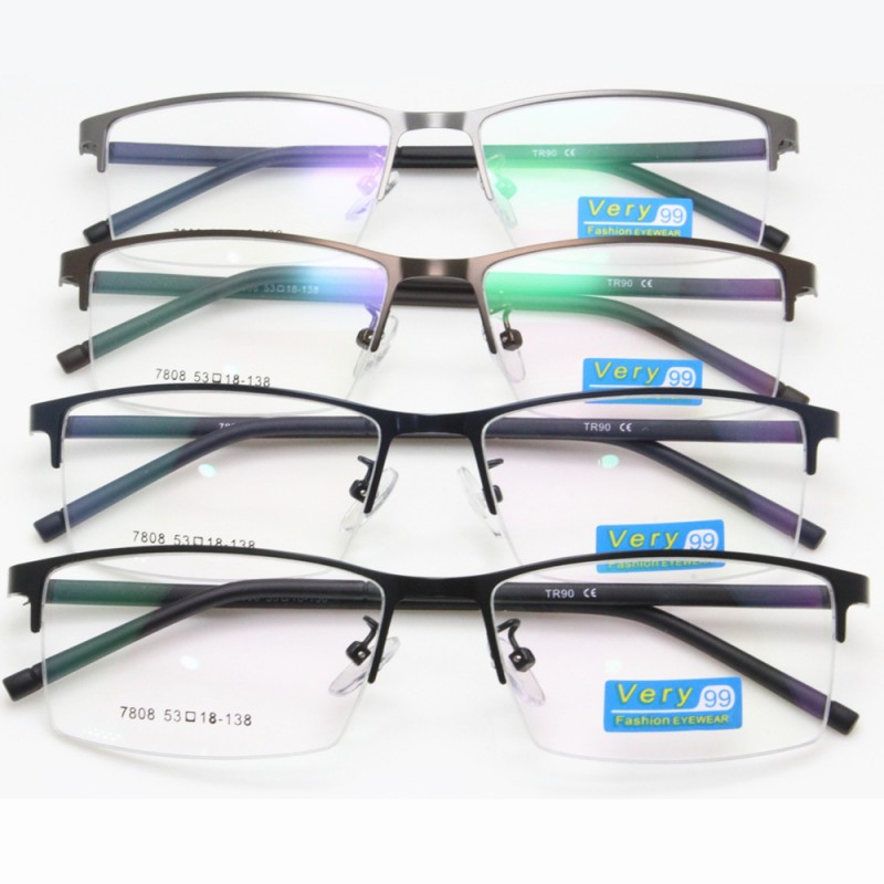 時尚男士新款眼鏡框批發 光學眼鏡框 金屬半框近視眼鏡架廠傢直銷工廠,批發,進口,代購