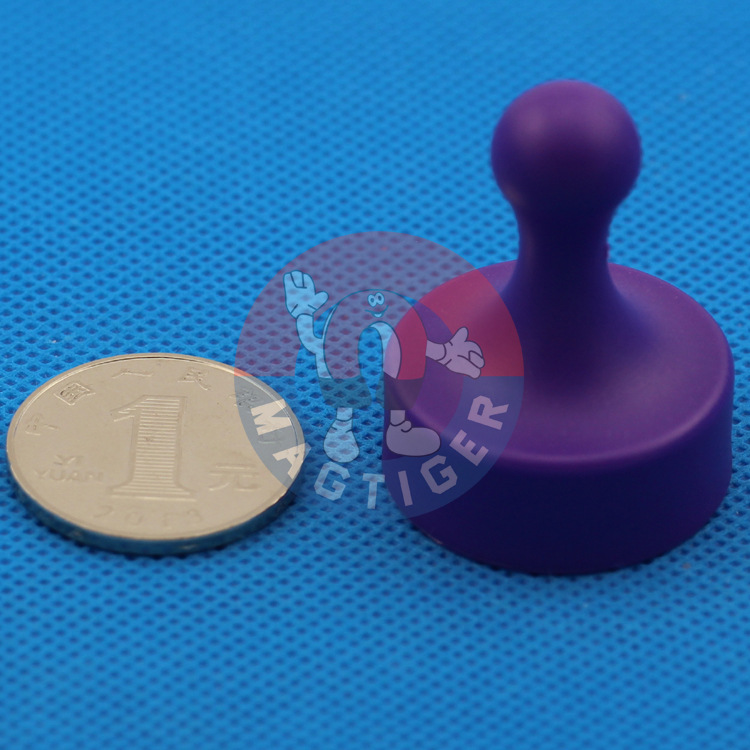 超強磁圖釘 繪畫磁扣 教學辦公廣告吸鐵石 圓形磁鐵 超級紫色大號工廠,批發,進口,代購