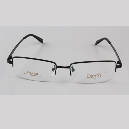 男款金屬近視眼鏡架個性半框眼鏡  6011工廠,批發,進口,代購