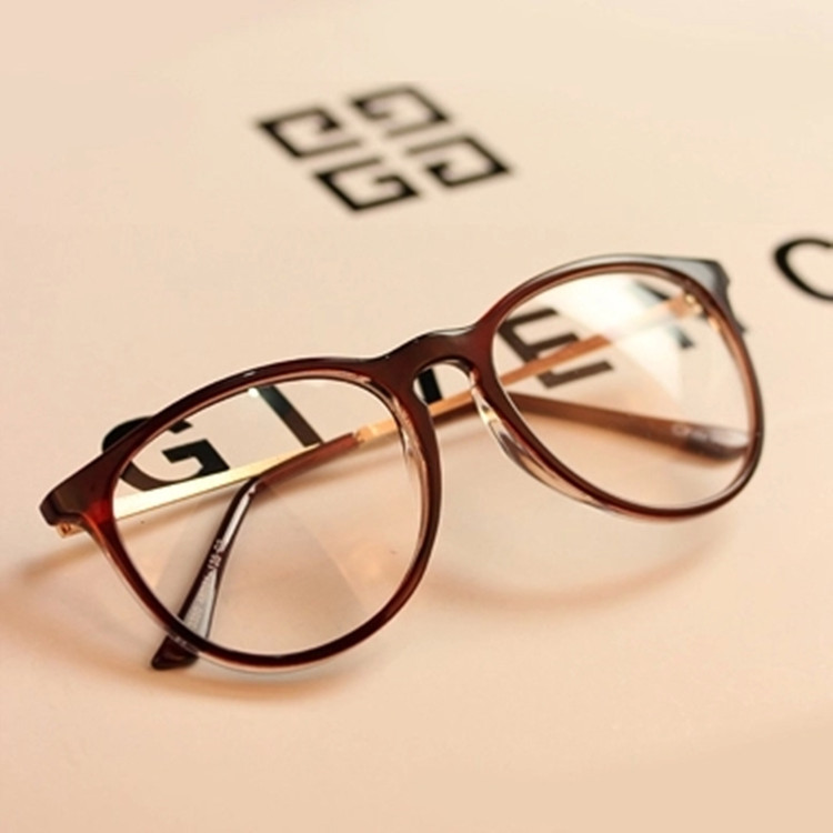 韓國復古金屬細腿大圓框平光眼鏡 眼鏡架 男女同款廠傢直銷8066工廠,批發,進口,代購