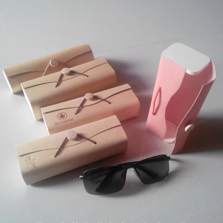 太陽鏡包裝盒加工定做  便攜式木製眼鏡盒 學生近視鏡包裝木盒批發・進口・工廠・代買・代購