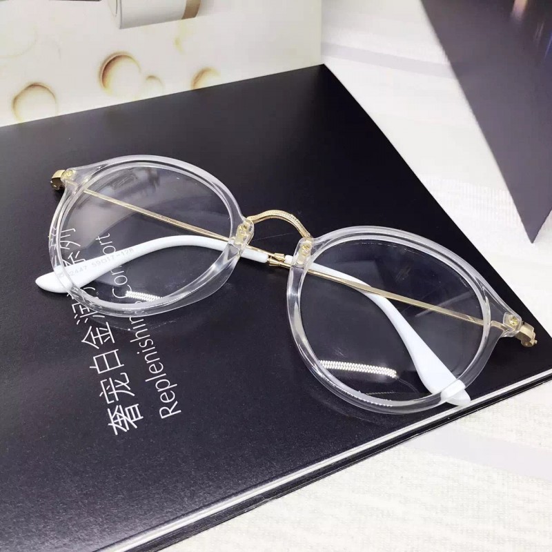 2017新款時尚金屬平光鏡 復古圓框眼鏡架 男女款眼鏡 廠傢EW004工廠,批發,進口,代購