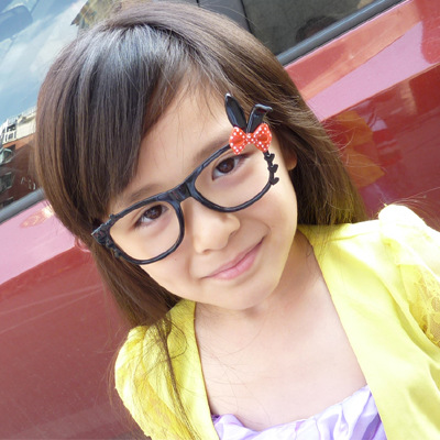 S-10 兒童眼鏡 眼鏡架 裝飾鏡框 可愛蝴蝶結鏡架 女童批發・進口・工廠・代買・代購