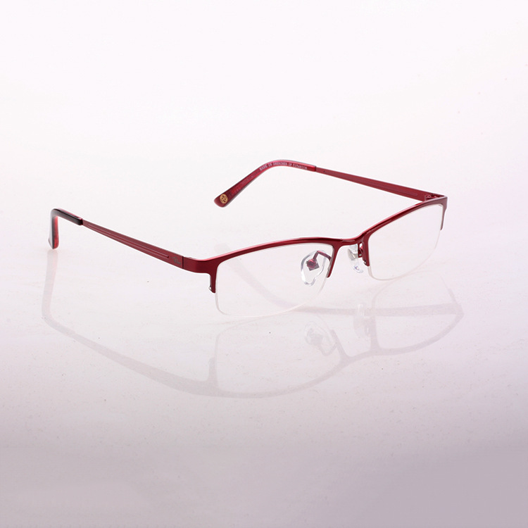 時尚優雅超輕純鈦眼鏡框架鏡架女士光學近視眼鏡半框架工廠批發工廠,批發,進口,代購