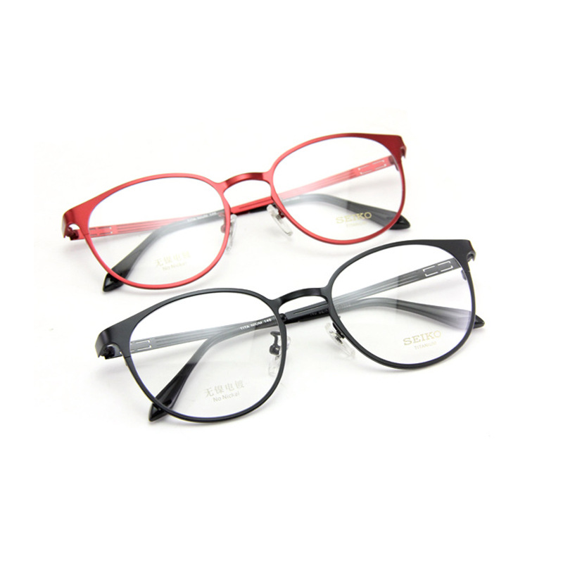 精工純鈦超輕圓框HT1099眼鏡框 近視眼鏡男女通用復古眼鏡架批發批發・進口・工廠・代買・代購