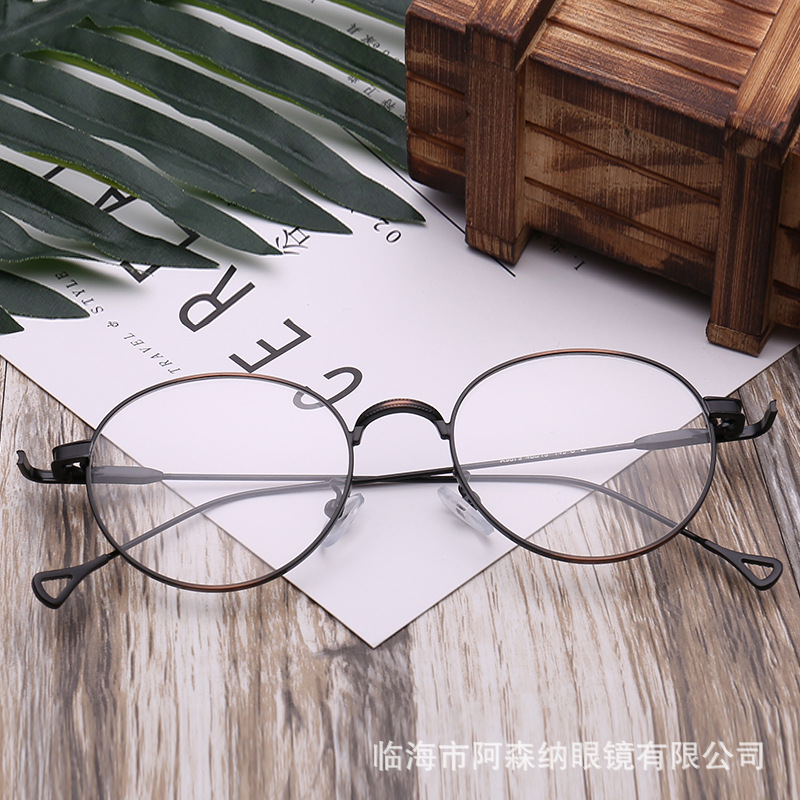 廠傢直銷新款潮流眼鏡框 金屬架平光鏡配近視鏡男女通用眼鏡架批發・進口・工廠・代買・代購