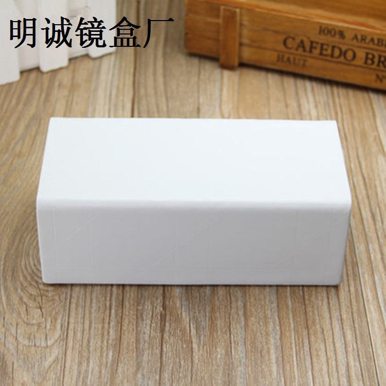 廠傢直銷定製太陽鏡盒時尚白色墨鏡盒歐美時尚近視眼鏡盒可印LOGO工廠,批發,進口,代購