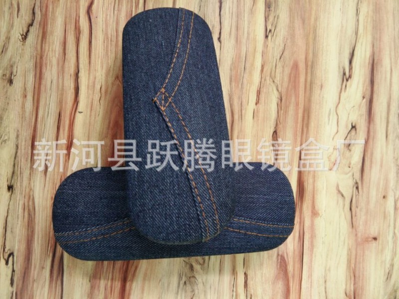 廠傢直銷時尚牛仔近視鏡盒 可做logo眼鏡盒工廠,批發,進口,代購
