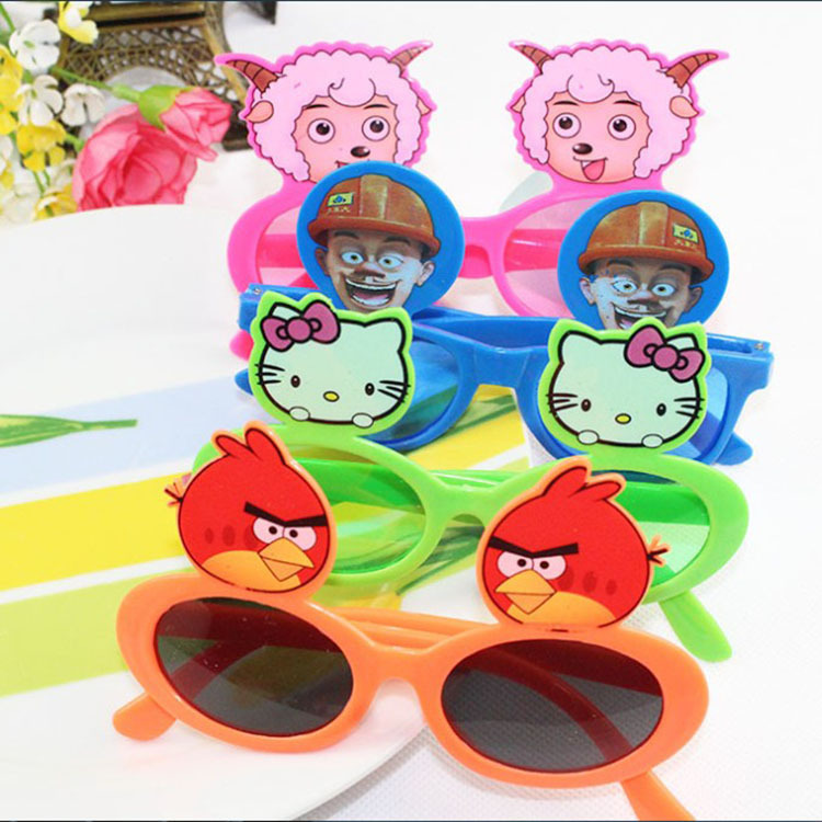 韓版兒童裝飾眼鏡框批發 喜羊羊光頭強圖案有鏡片可愛眼鏡 批發批發・進口・工廠・代買・代購