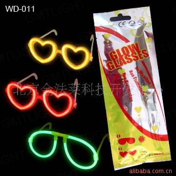發光眼鏡，熒光眼鏡，夜光眼鏡，愛心眼鏡批發・進口・工廠・代買・代購