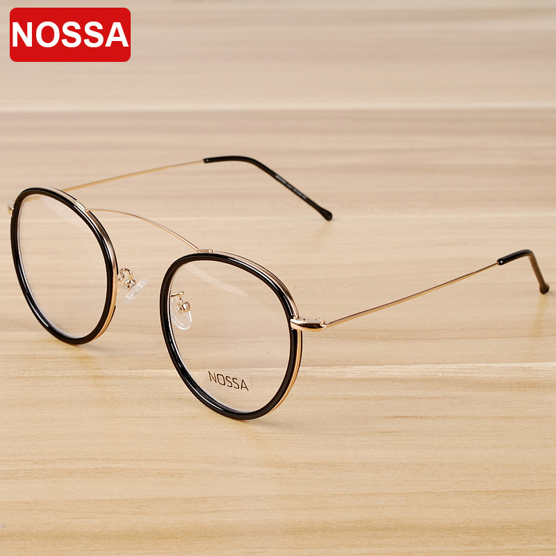 圓框金屬細腳近視眼鏡框男女時尚個性眼鏡架平光鏡護目鏡87001工廠,批發,進口,代購
