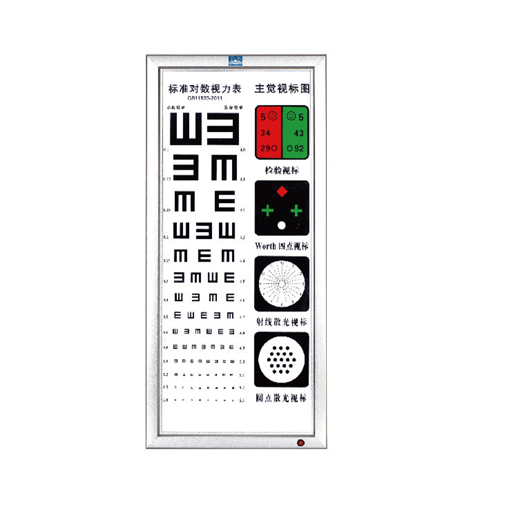 出口眼鏡設備燈箱視力表標準對數視力表E標視力表視力主覺視標圖批發・進口・工廠・代買・代購