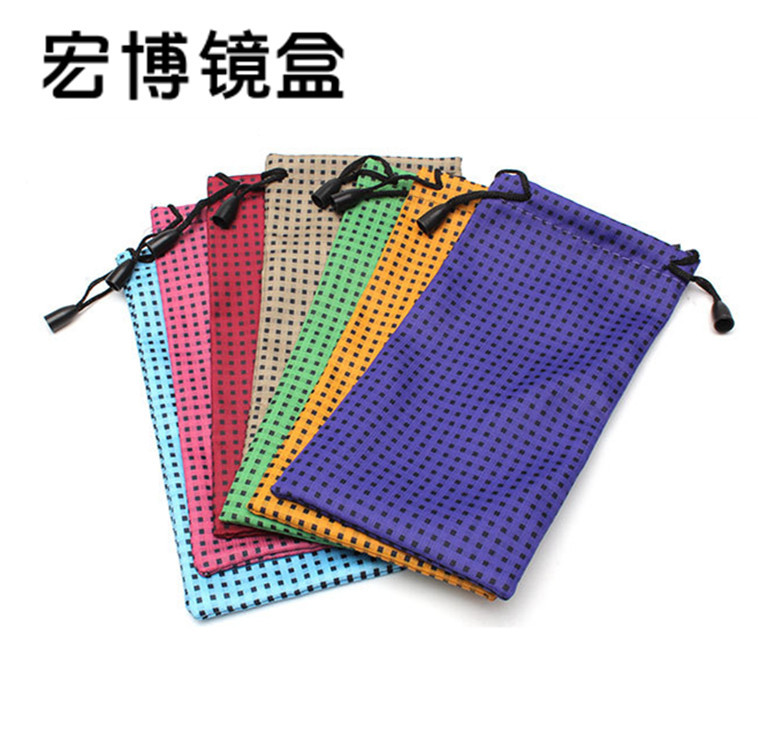 特價批發 眼鏡袋 格子眼鏡佈袋子 眼鏡收納袋太陽鏡袋 多色收納批發・進口・工廠・代買・代購