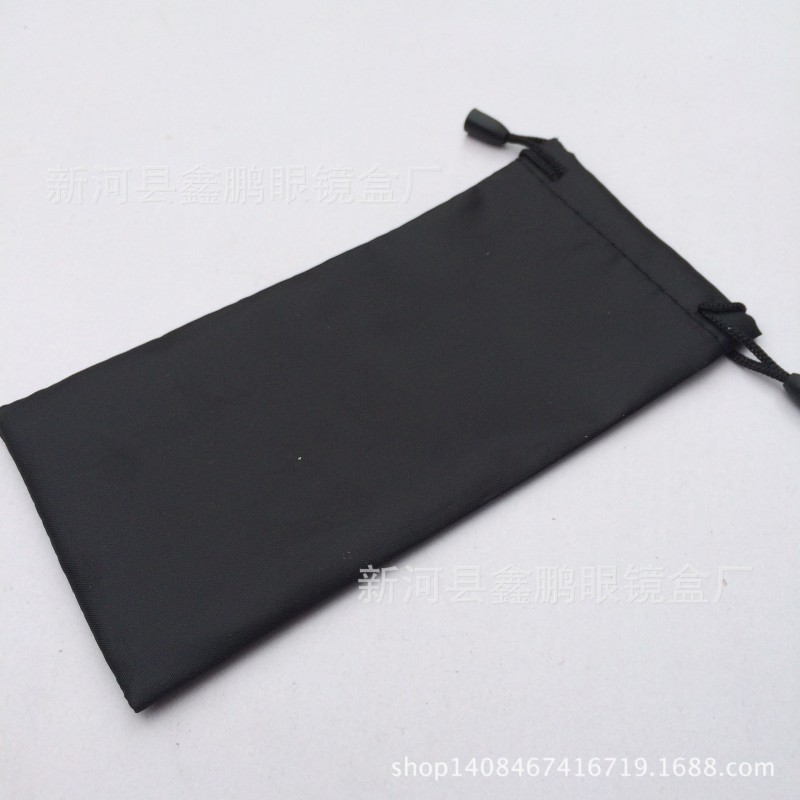 純黑色眼鏡袋子批發太陽鏡袋定做LOGO工廠,批發,進口,代購