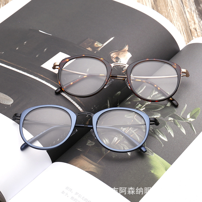 新款時尚潮流平光鏡51093 復古RT90眼鏡架女 可配近視眼鏡框男工廠,批發,進口,代購