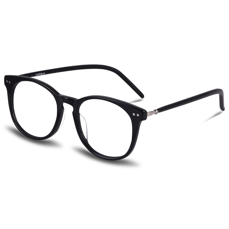 木十款爆款 眼鏡框圓形復古近視眼鏡架男女款超輕板材W5114鏡框工廠,批發,進口,代購